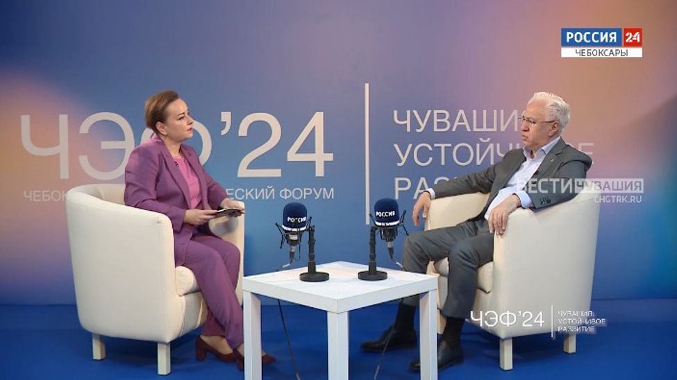 Глава Российского экологического общества дал интервью на телеканале Вести Чувашия