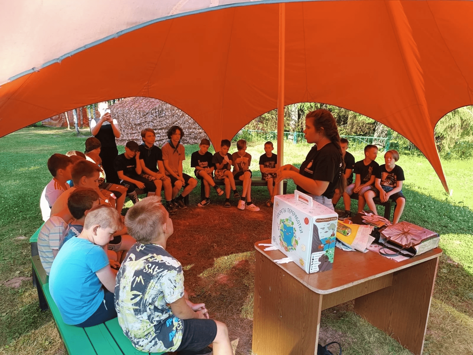 В Костромской области июль ознаменовался экологическими уроками в загородных лагерях